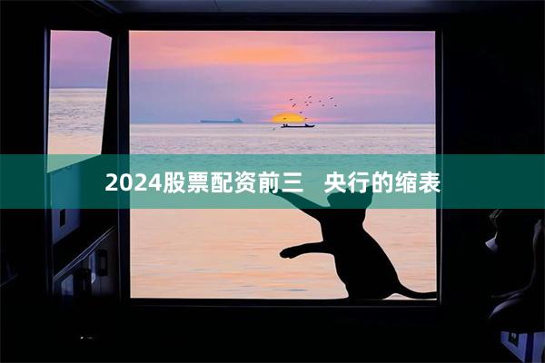 2024股票配资前三   央行的缩表